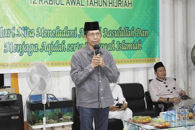 Wakil Walikota Batam Menghadiri Peringatan Mulid Nabi Muhammad SAW yang Digelar Perkumpulan Selingsing