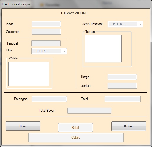 Contoh Program Visual Basic 2010 Penjualan Tiket Bioskop