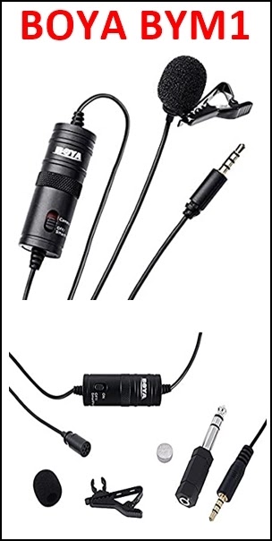 Boya-BYM1-Omnidirectional-Lavalier-Microphone