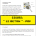 COURS: " LE BETON " - PDF