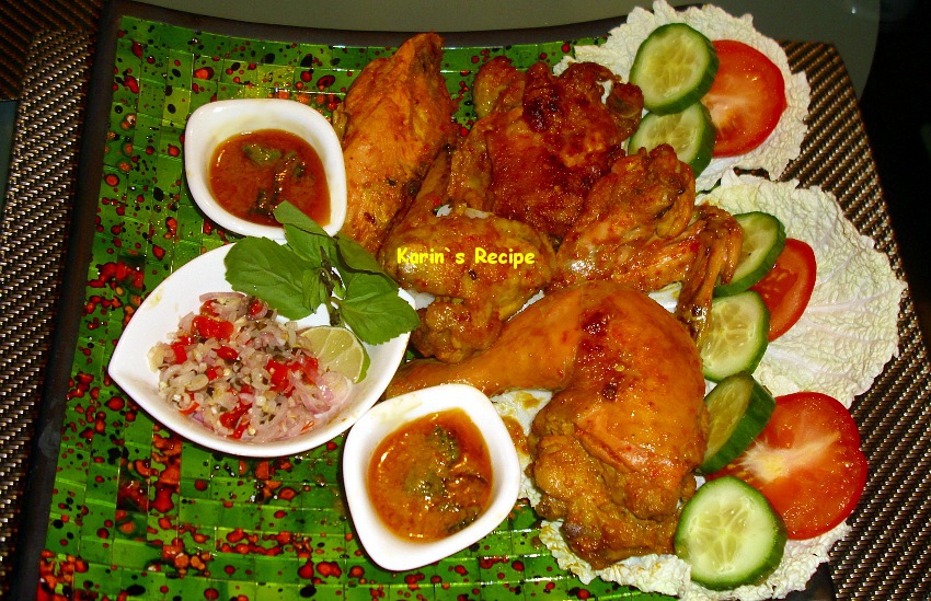 Karin's Recipe: Ayam Bakar Bumbu Sereh (Indonesian Grilled ...