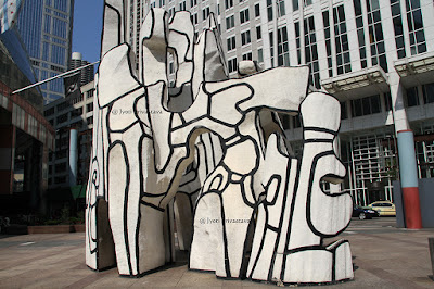 Monument With Standing Beast (1984) - by Jean Dubuffet