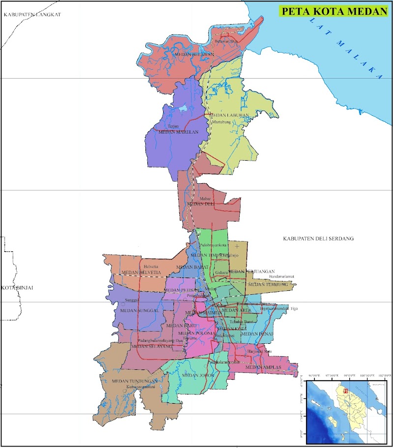 Terkini 21+ Peta Kota Medan Terbaru
