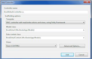 Asp.Net MVC Insert, Edit, Update, Delete, List and Search functionality using Razor view engine and Entity Framework