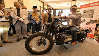 Dipamerkan Prototipe Motor Listrik Rancangan Ridwan Kamil di Ajang WJIS 2022 