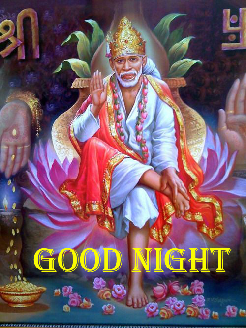 Sai Baba Good Night Photo