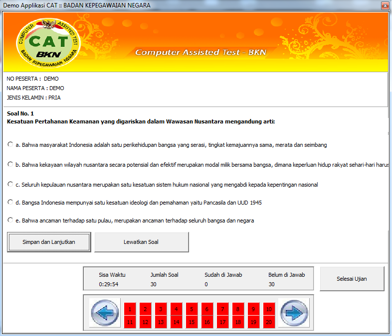 Work - Contoh Soal CAT CPNS Mahkamah Agung 2017 Formasi 