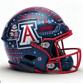 Arizona Wildcats Christmas Helmets