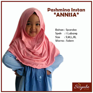 pashmina instan anak annisa