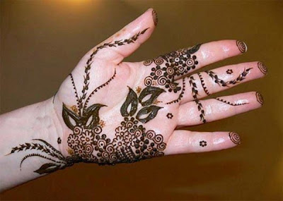 Latest Eid ul Fitr Henna Designs 2013 for Girls
