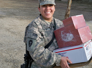 Pfc. Lucero Garcia, in Baghdad. Photo by US Army