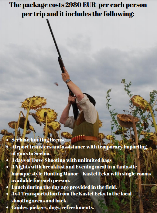 Dove Shooting in Serbia
