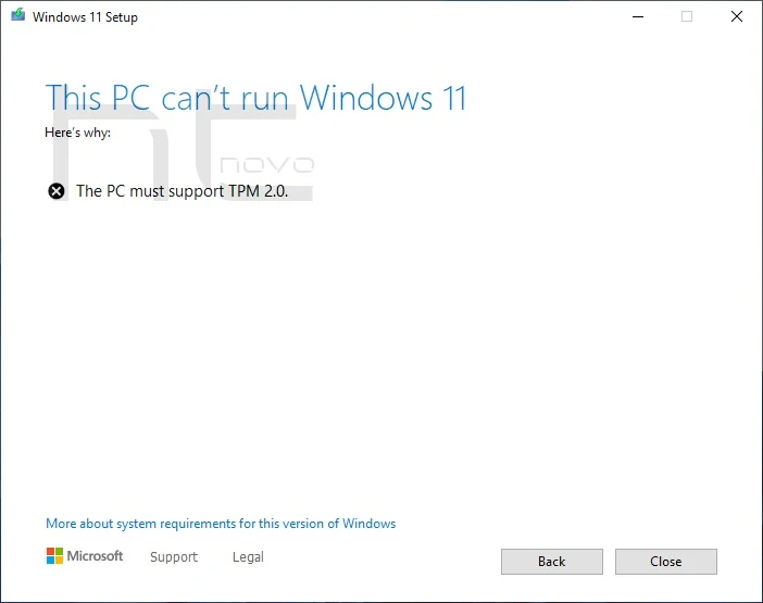 Come installare Windows 11 su PC senza TPM 2.0