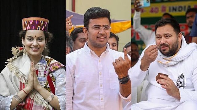 BJP's Kangana Ranaut Accidentally Targets Tejasvi Surya Instead of Tejashwi Yadav