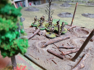 British rifle grenadiers in the woods
