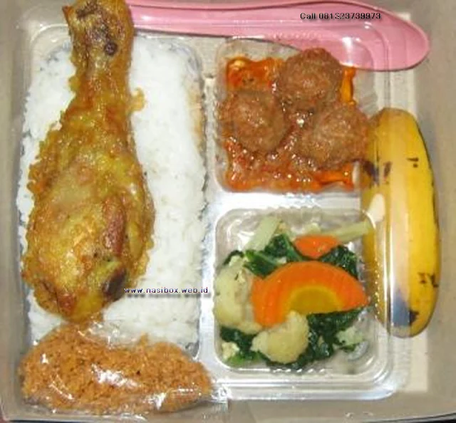 Nasi kotak pernikahan di ciwidey