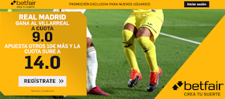 betfair supercuota liga Real Madrid gana Villarreal 16 julio 2020