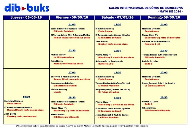 Firmas Dibbuks Salón del cómic de BCN'16