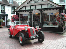 Roy Wareham's Dellow outside the Tourist Information Office