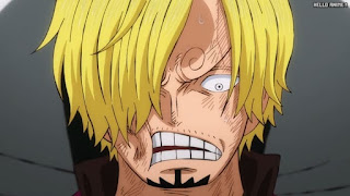 ワンピースアニメ 1053話 サンジ Vinsmoke Sanji | ONE PIECE Episode 1053