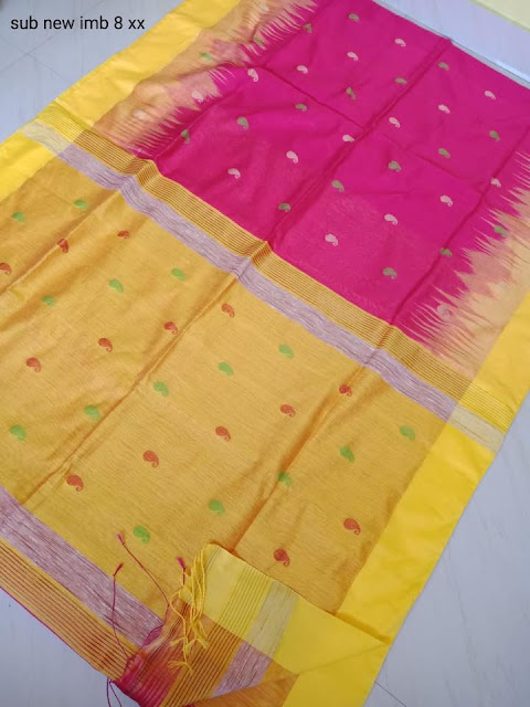  Ikkat Jamdani  Silk Sarees 