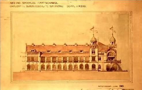 Skema rancangan Lawang Sewu 1901