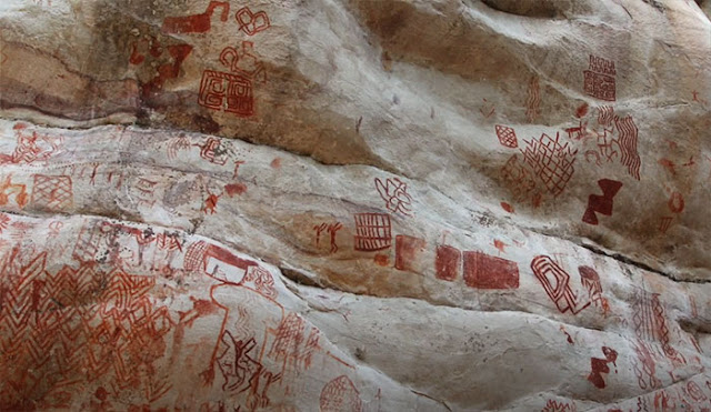Αμαζόνιος: Χιλιάδες βραχογραφίες 12.000 ετών - Ζώα που έχουν εξαφανιστεί και άνθρωποι που χορεύουν