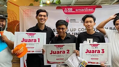 Keren! Belasan Komika UIN Bandung, Ikuti Kompetisi 100 % Tawa untuk Indonesia