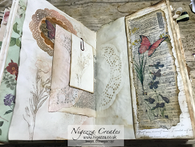 Nigezza Creates My First Junk Journal: Finishing Off Pages #2