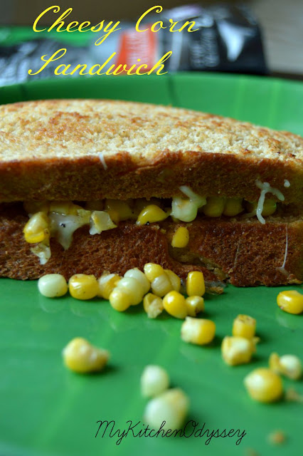 corn cheese sandwich2