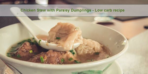 Chicken Stew with Parsley Dumplings