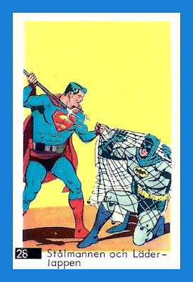 1968 Pop-nytt TV Pussel - Black Number Series - 28 - Superman and Batman