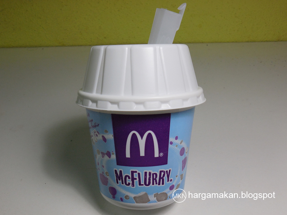 Harga Oreo McFlurry McDonalds - Senarai Harga Makanan di 