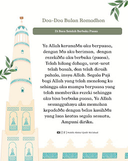 Doa-Doa Di Bulan Ramadhan