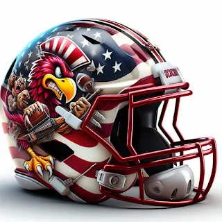South Carolina Gamecocks 2024 Concept Football Helmets