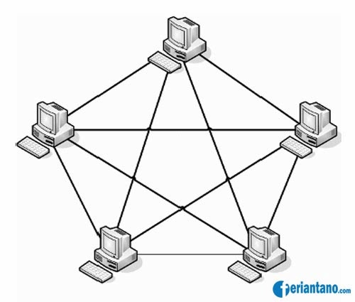 Pengertian, Karakteristik, Kelebihan dan Kekurangan Topologi Mesh - Feriantano.com