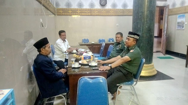 Dandim Klaten Silaturohmi Dengan Ketua MUI Kab Klaten