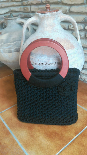 bolso, trapillo, crochet, ganchillo