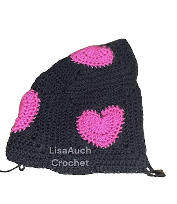 how to crochet a granny square crochet heart