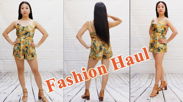 Asian Model in Spaghetti Strap Romper, Fashion Haul, Studio Edition. Fashion Showcase (RMNOnline.net)