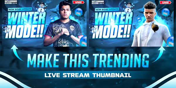 New Winter Mode Live Stream Thumbnail 