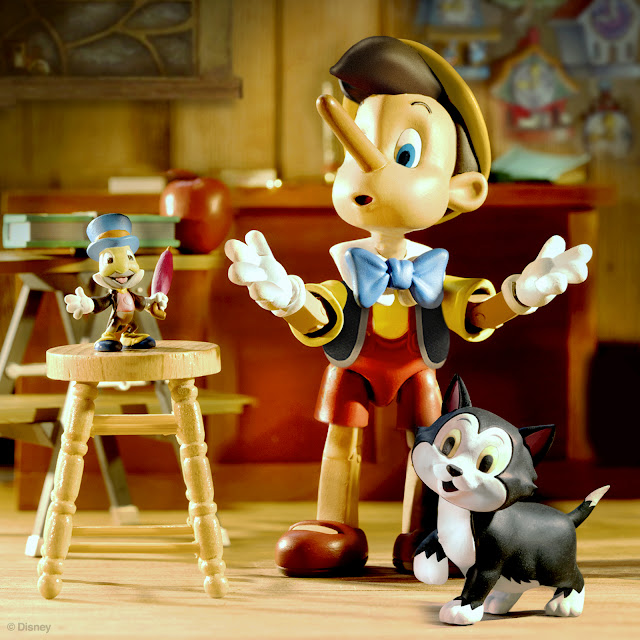 Super7 Announces Disney Classic Animation ULTIMATES! Figures (Wave 1): Sorcerer’s Apprentice Mickey Mouse, Prince John, and Pinocchio, 迪士尼樂園、體驗及消費品, Disney Parks, Experiences and Products,