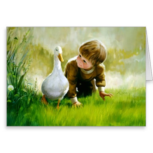 The Duck Waddle | Cute Art Greeting Card
