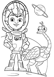 10 Free Mother and Baby Ostrich Coloring Pages