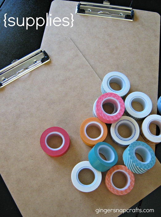 washi tape clipboards 1