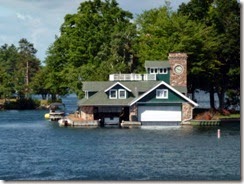 Island house on the boat tour