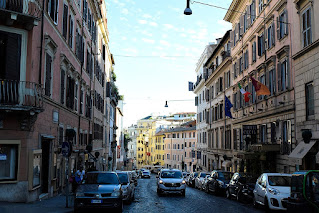 The Via Francesco Crispi is in the heart of Rome's historic city centre