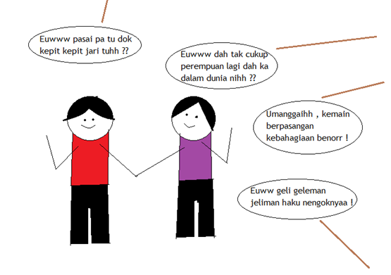 lelaki pegang tangan