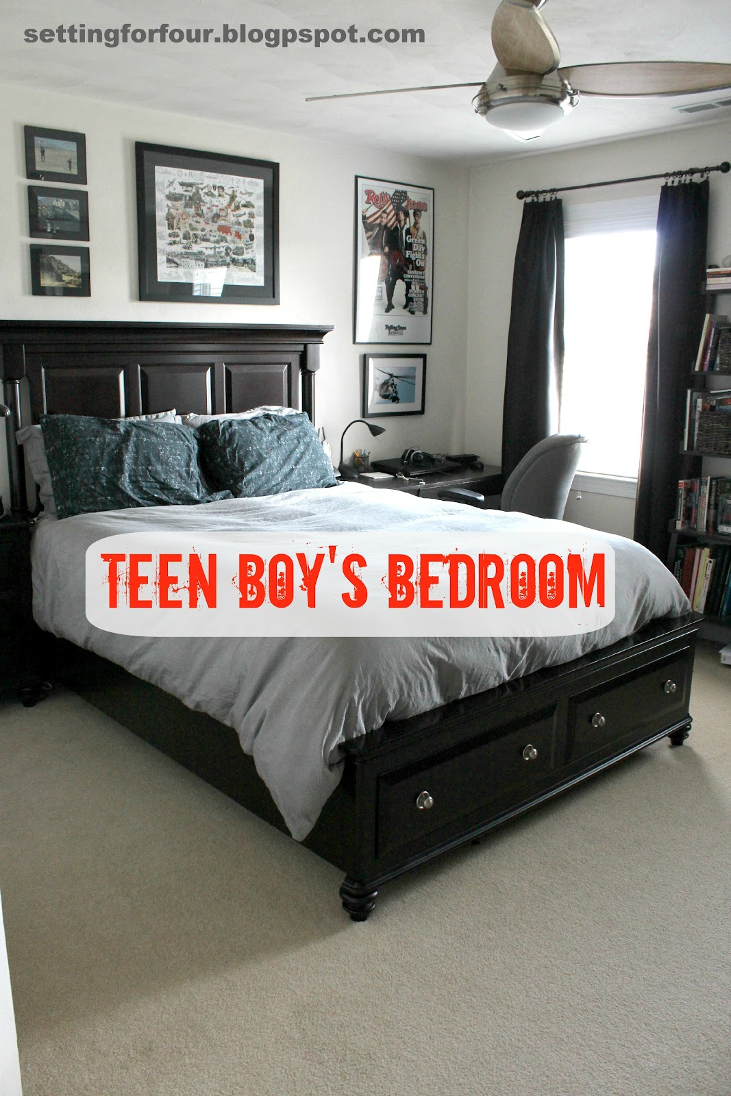  Teenage  Boy s  Bedroom  Setting for Four