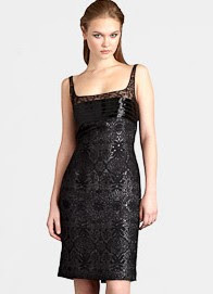 Lace Little Black Dresses by Carmen Marc Valvo